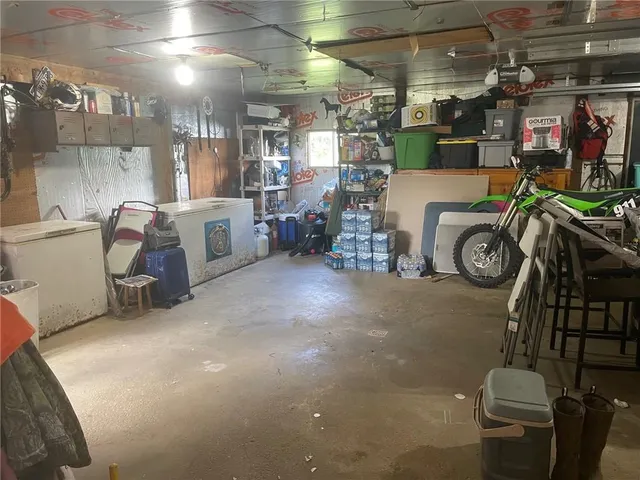 a view of storage and utility room