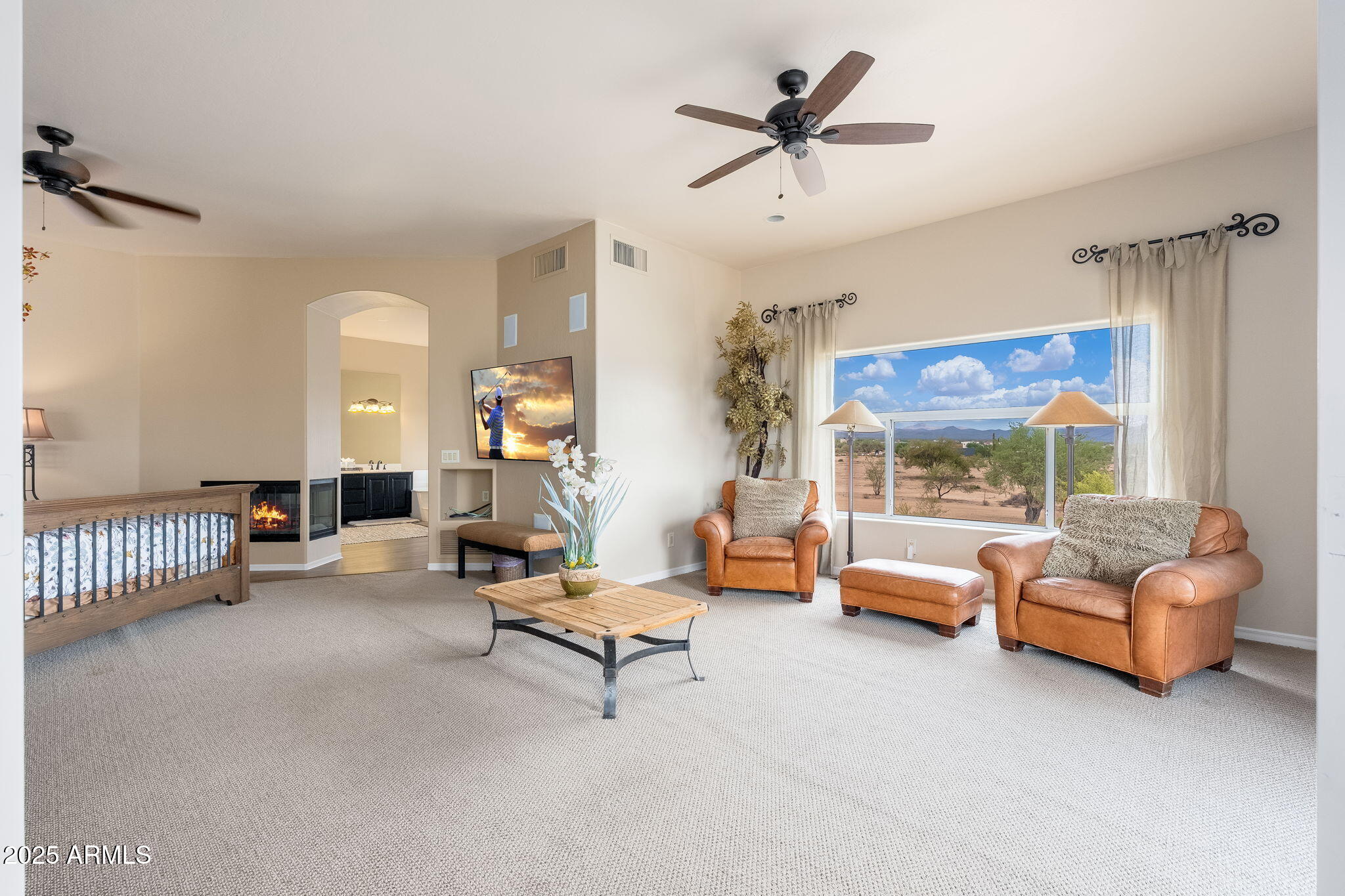 17047 East Dixileta Drive Rio Verde, AZ 85263 - Photo 11 of 115 a living room with furniture and a large window