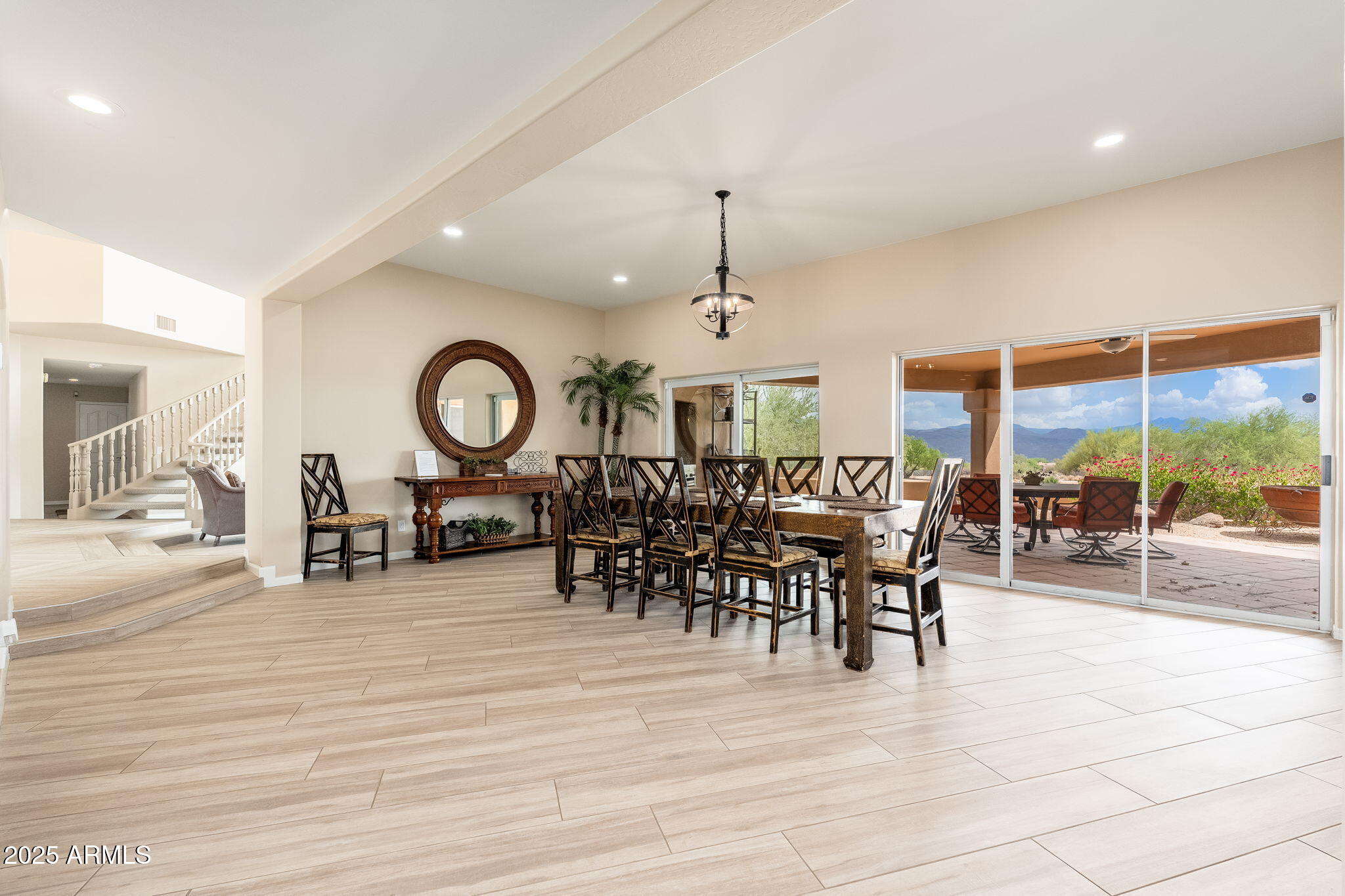 17047 East Dixileta Drive Rio Verde, AZ 85263 - Photo 30 of 115 a view of a a dining room with furniture window and outside view