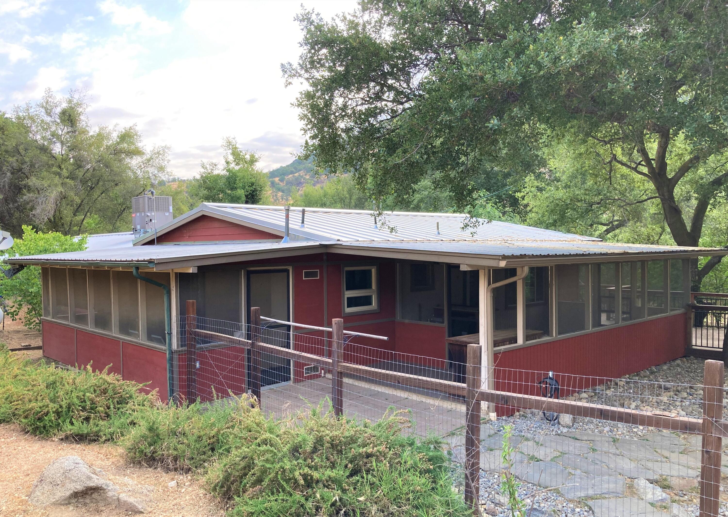 44113 North Fork Drive Three Rivers, CA 93271 - Photo 33 of 45 back of home with 2 screen porches