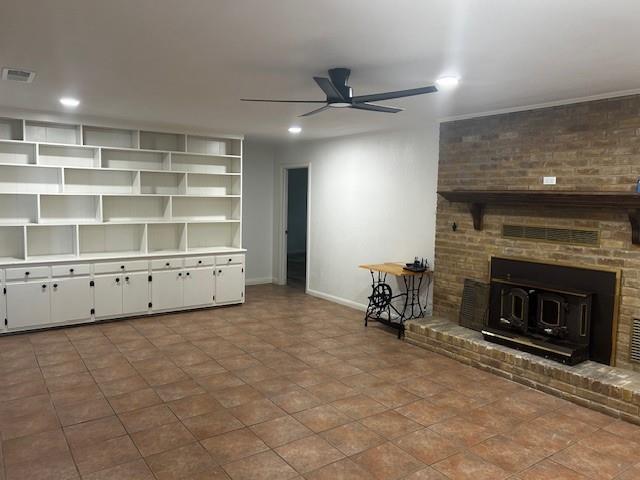 320 County Road 401 Comanche, TX 76442 - Photo 3 of 26 a living room with furniture and a fireplace