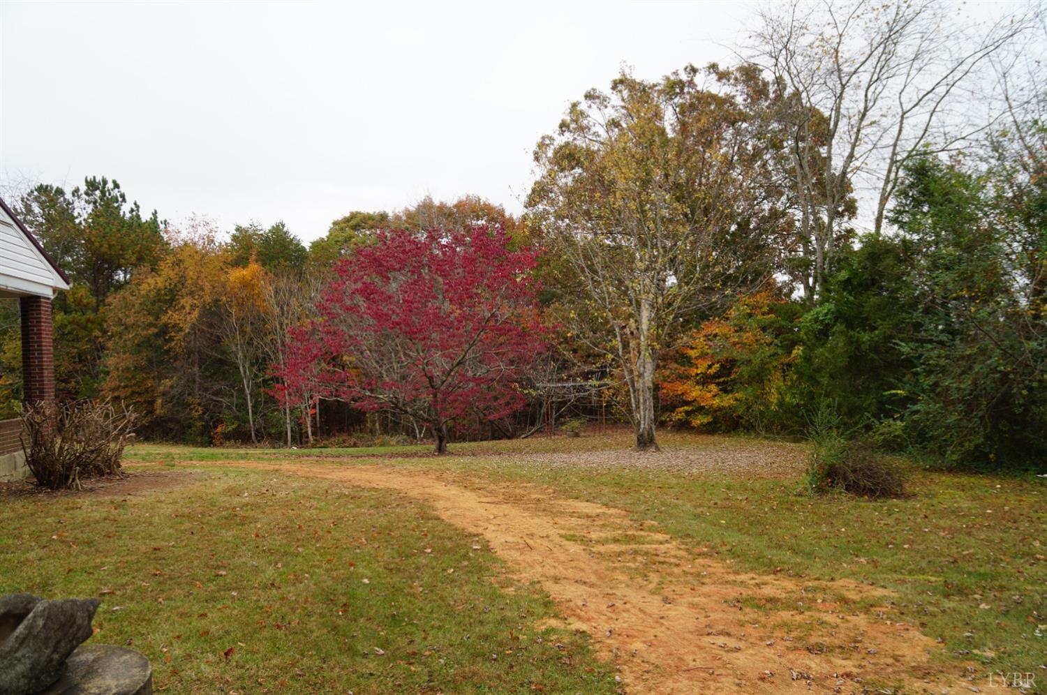 2106 Railview Road Gladys, VA 24554 - Photo 17 of 20 a backyard of a house with trees and outdoor space