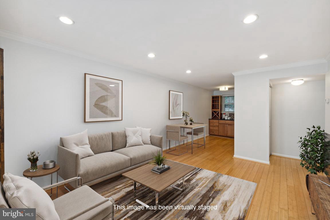 4635 28th Road South, Unit A Arlington, VA 22206 - Photo 1 of 23 Living Room virtually staged.