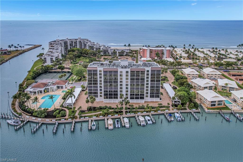 Incredible location at the Tip of Gulf Shore Blvd, surrounded by Moorings Bay, Doctors Pass and the Gulf.
