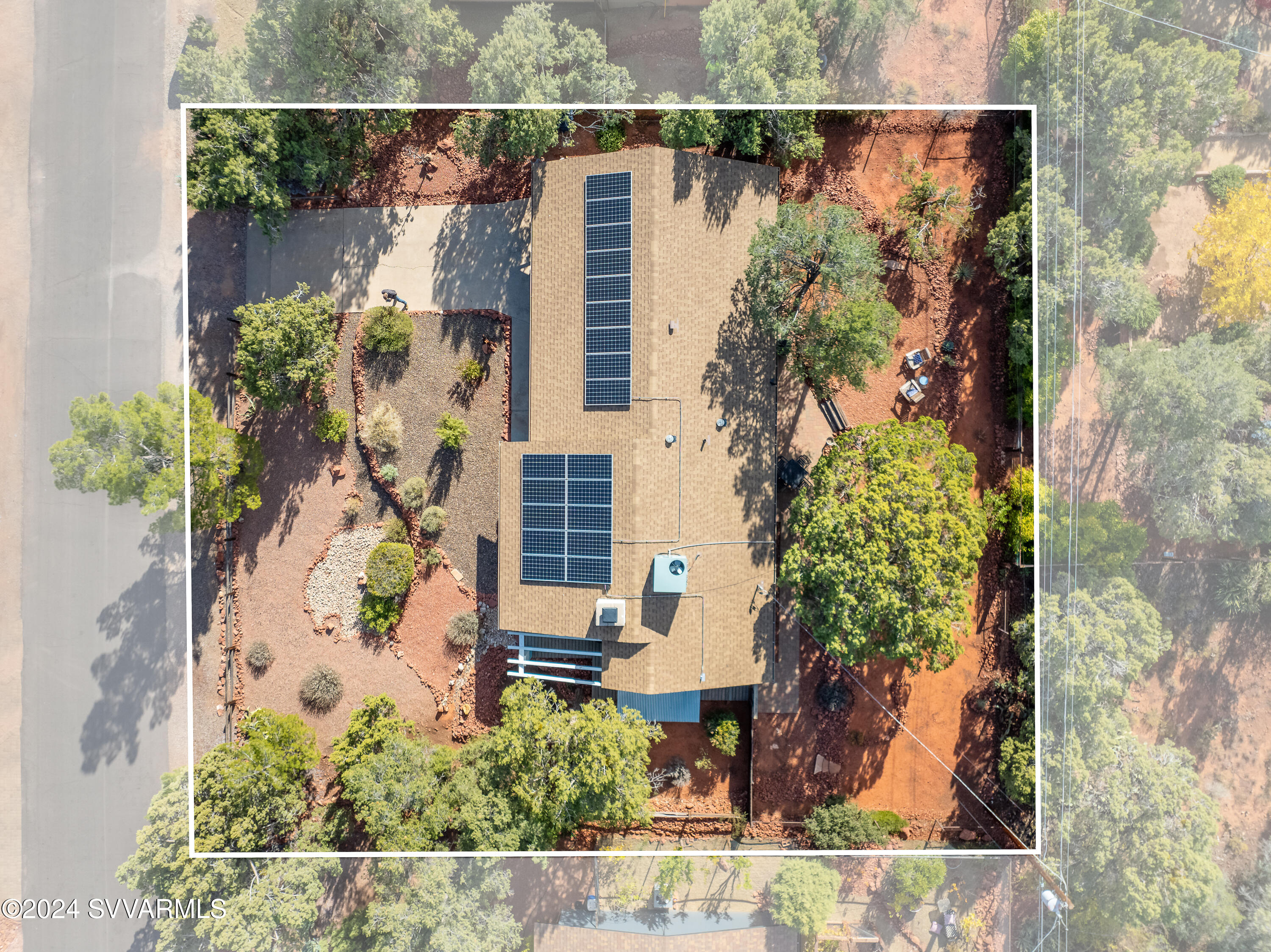 185 Pony Soldier Road Sedona, AZ 86336 - Photo 30 of 42 Overhead View Of Home