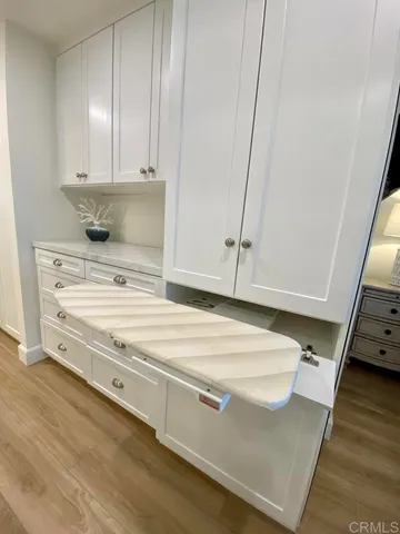 a close view of washer and dryer