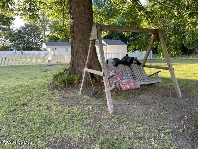 177 Ainsley Road Hertford, NC 27944 - Photo 43 of 46 Backyard, swing set