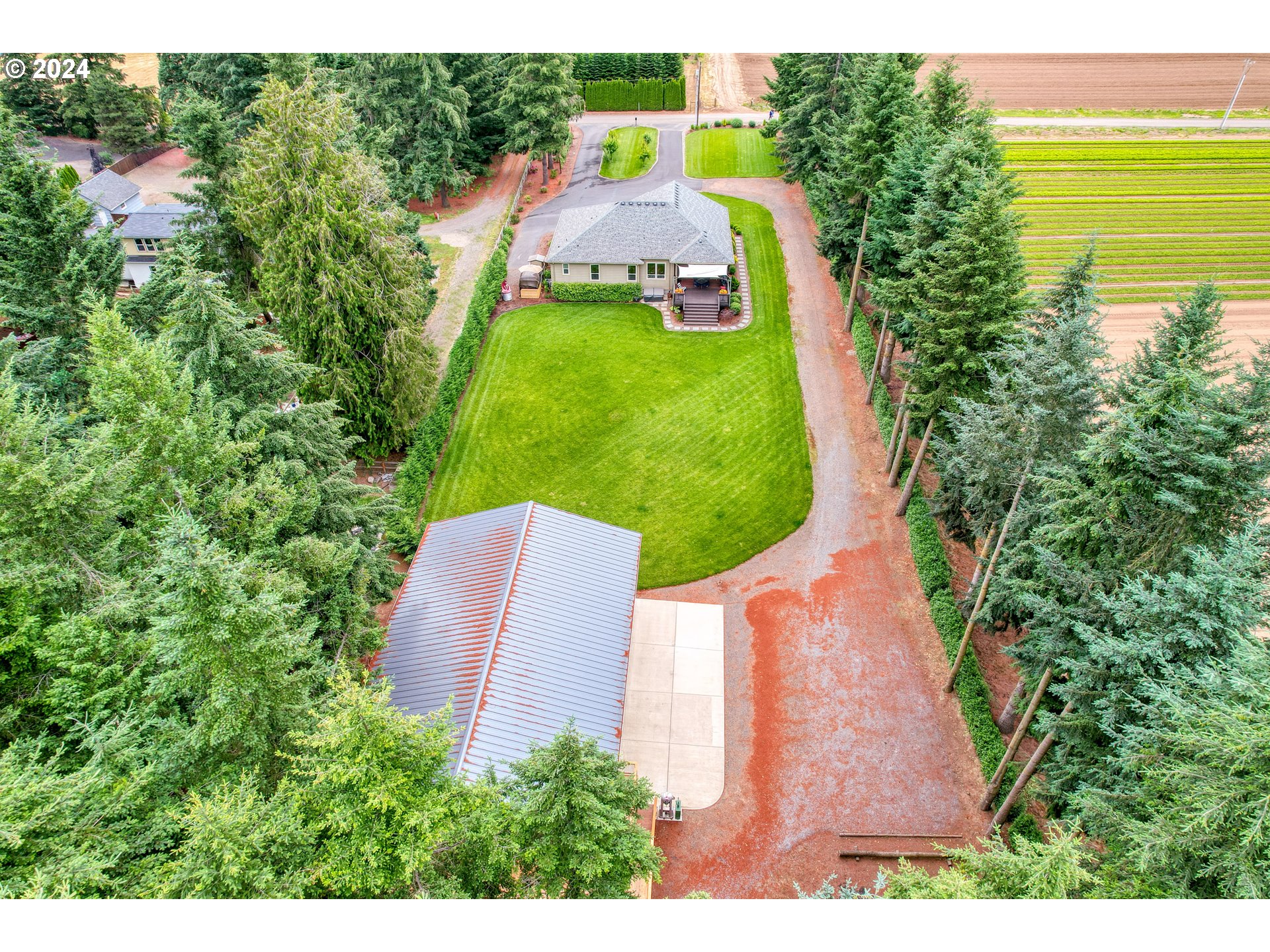 25595 South Rhoten Road Aurora, OR 97002 - Photo 46 of 48 a view of a back yard