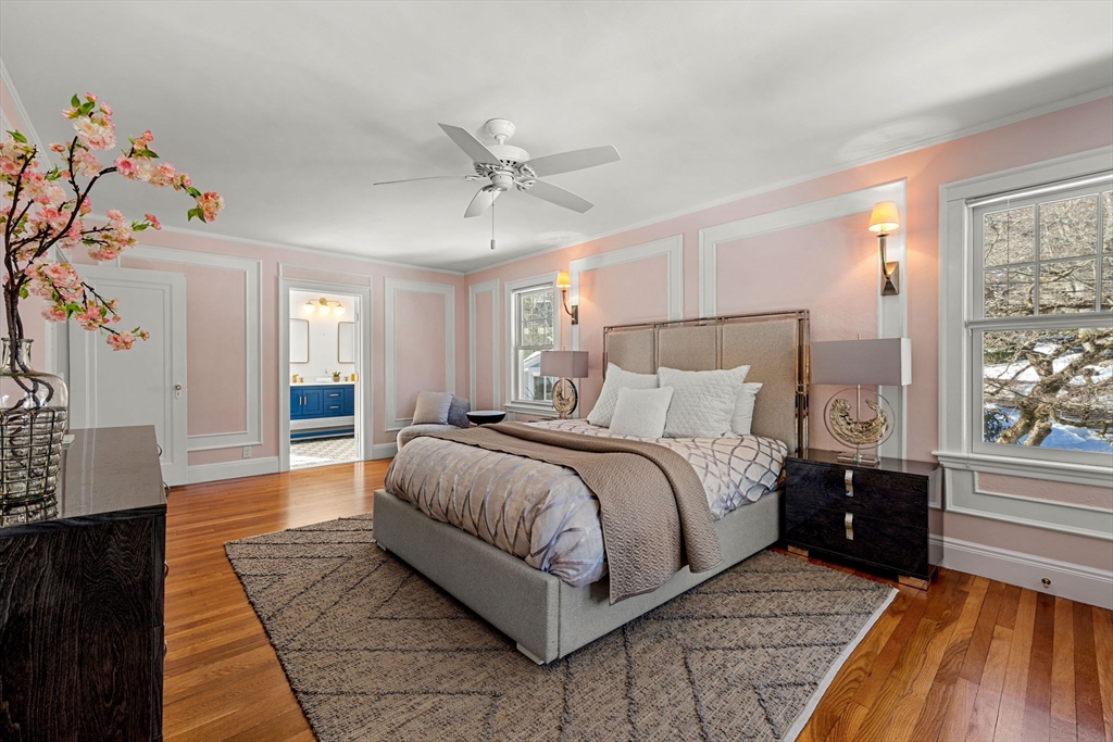 24 Blake Road Brookline, MA 02445 - Photo 21 of 40 a spacious bedroom with a bed and a window