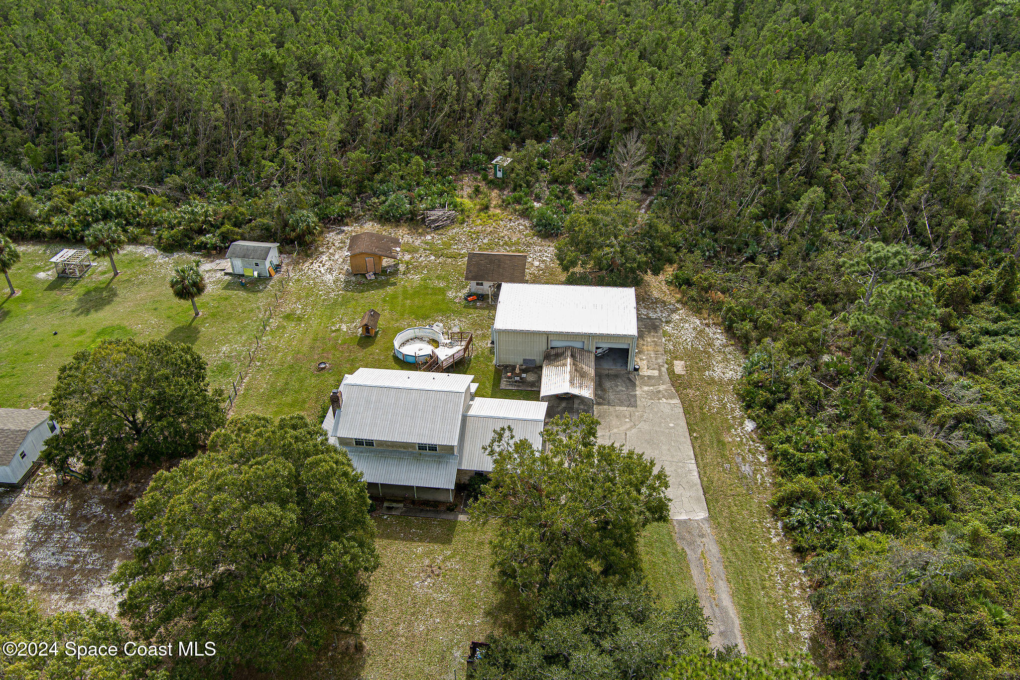 5095 Gandy Road Mims, FL 32754 - Photo 55 of 58 Aerial View