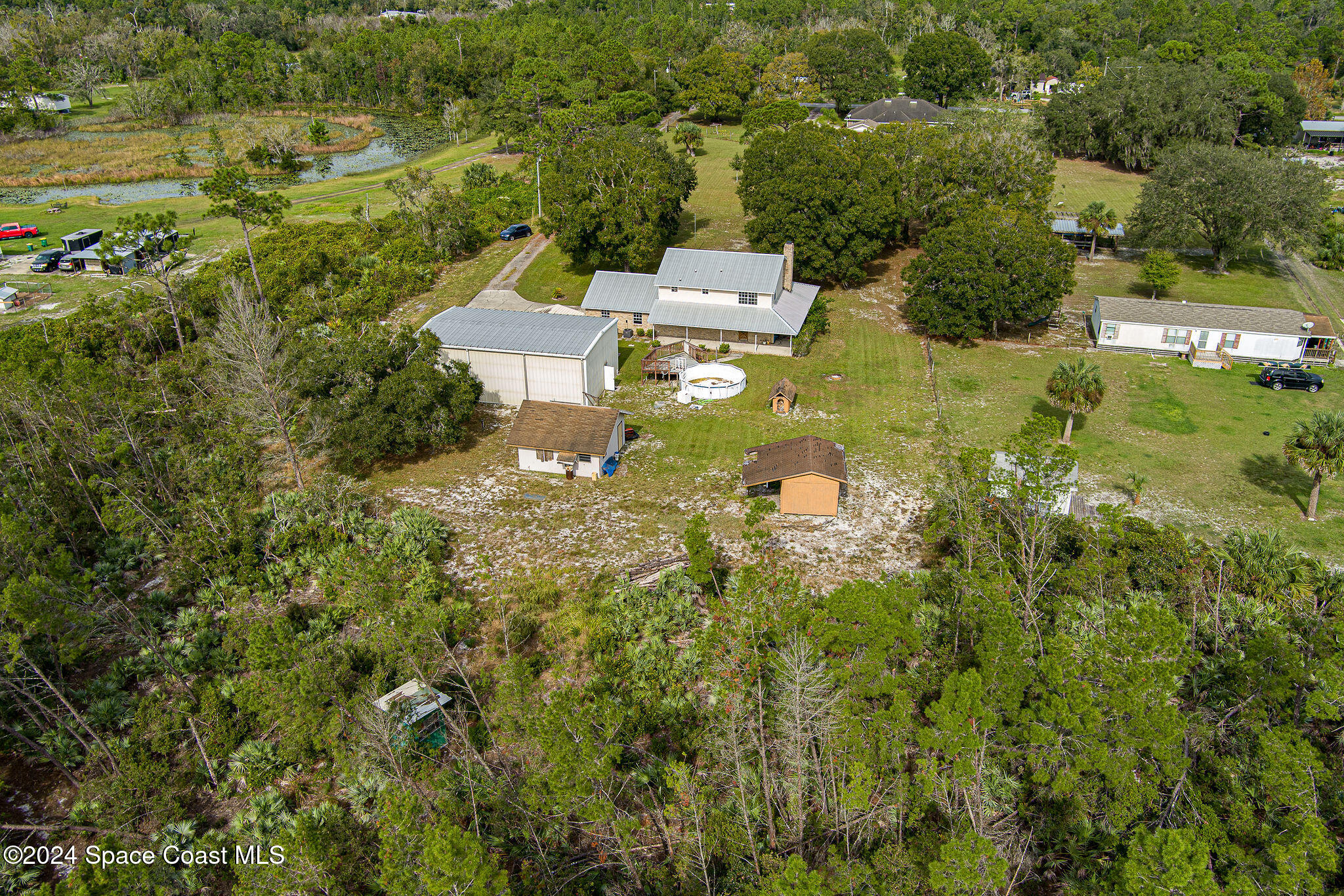 5095 Gandy Road Mims, FL 32754 - Photo 56 of 58 Aerial View