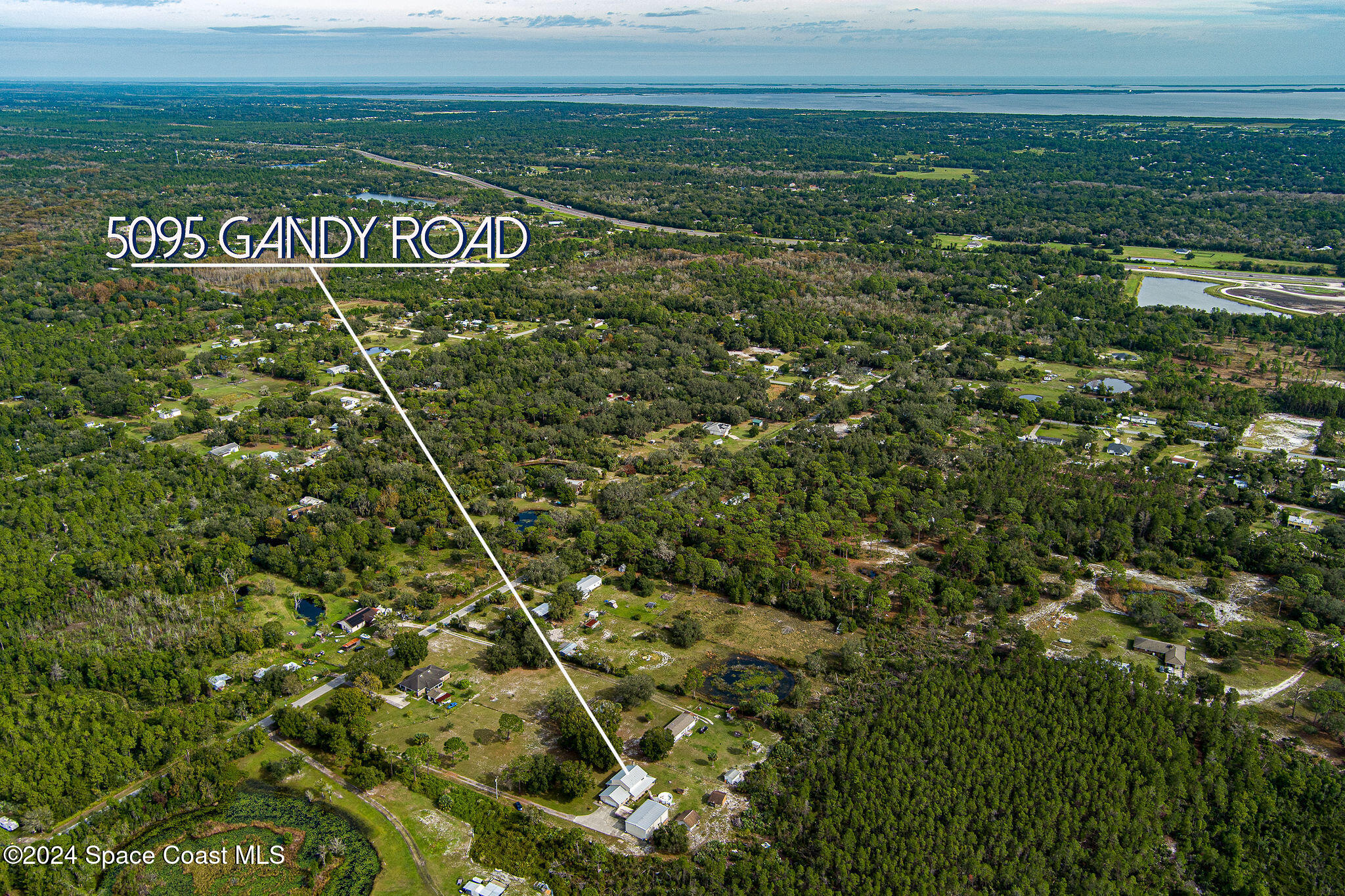 5095 Gandy Road Mims, FL 32754 - Photo 57 of 58 Aerial View