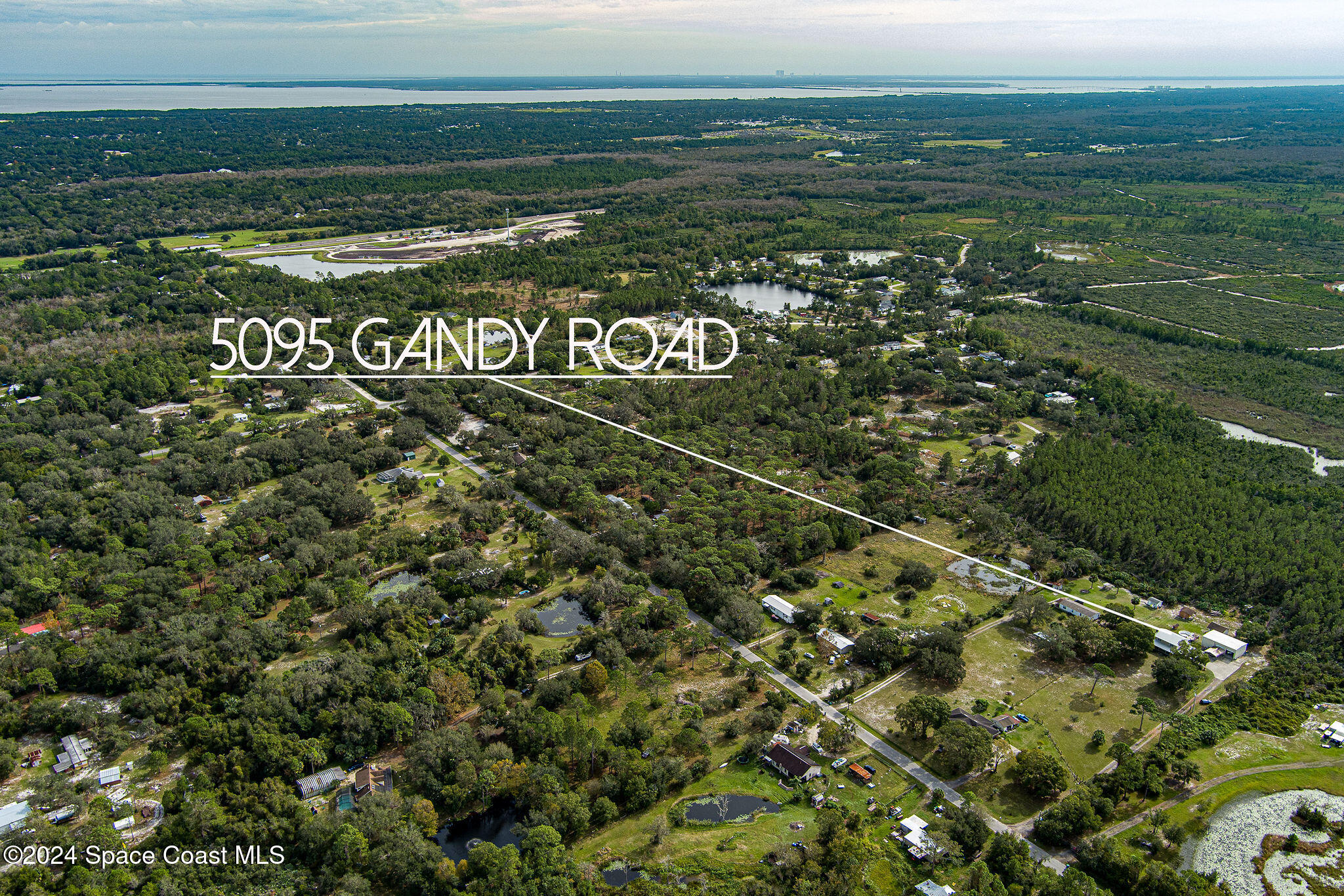 5095 Gandy Road Mims, FL 32754 - Photo 58 of 58 Aerial View