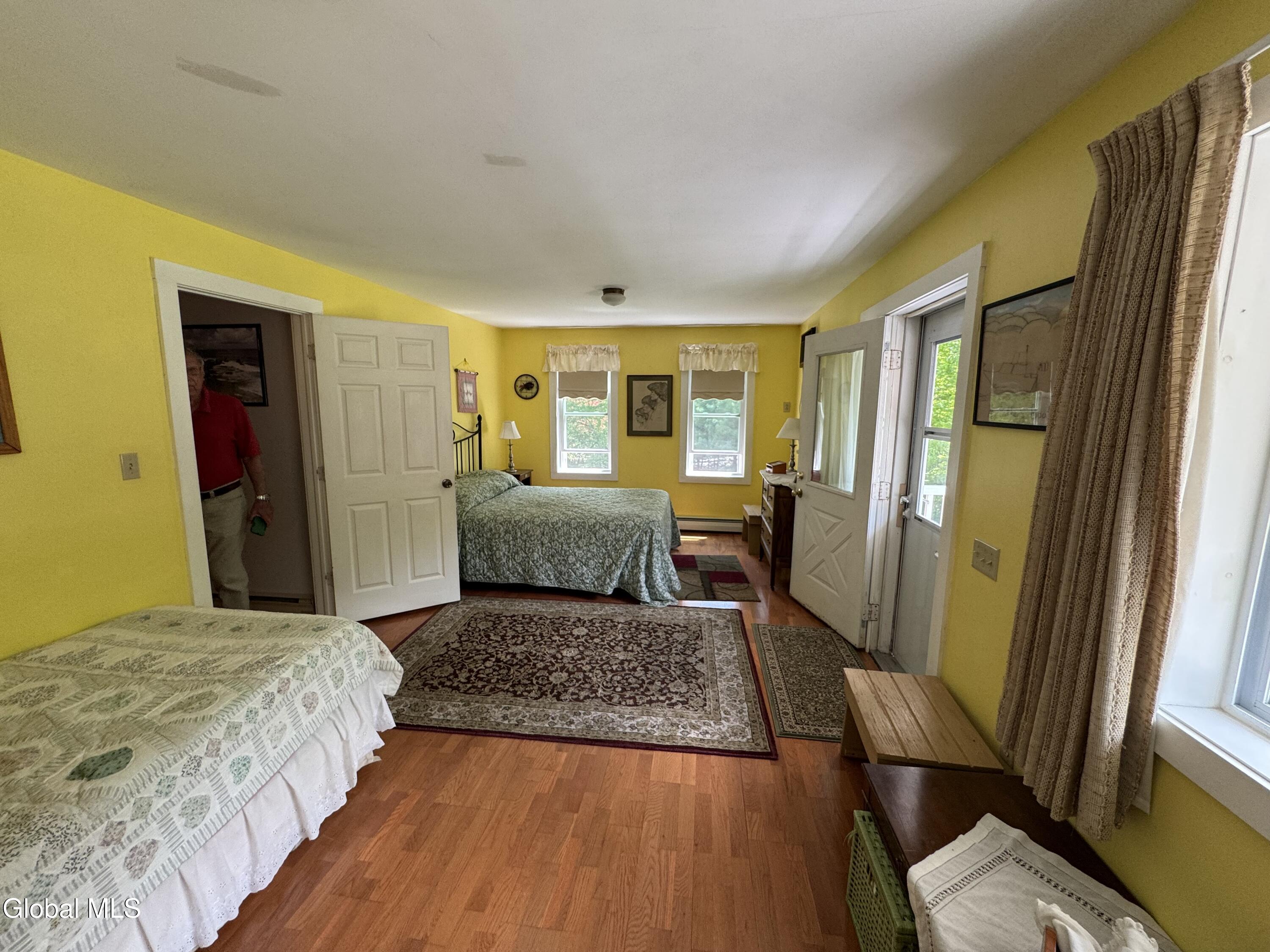 860 Trout Lake Road Bolton, NY 12814 - Photo 17 of 22 Bedroom with exterior entrance