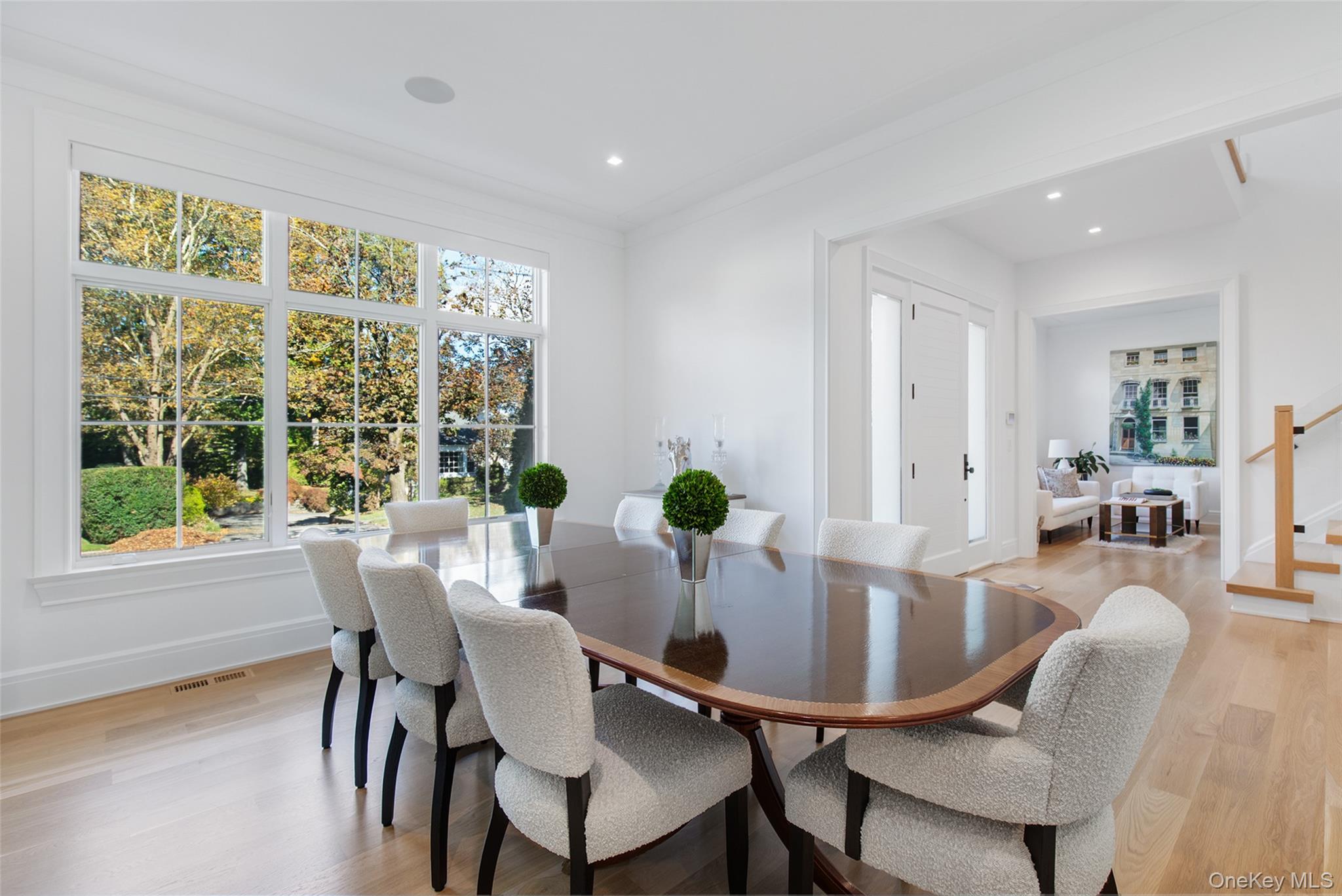 16 Myrtledale Road Scarsdale, NY 10583 - Photo 16 of 48 Formal Dining Room accessed through the center hall offers elegant space for entertaining