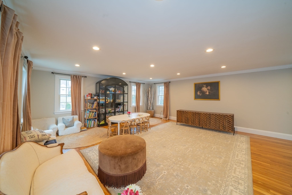 642 Centre Street Newton, MA 02458 - Photo 14 of 37 a living room with furniture and a large window