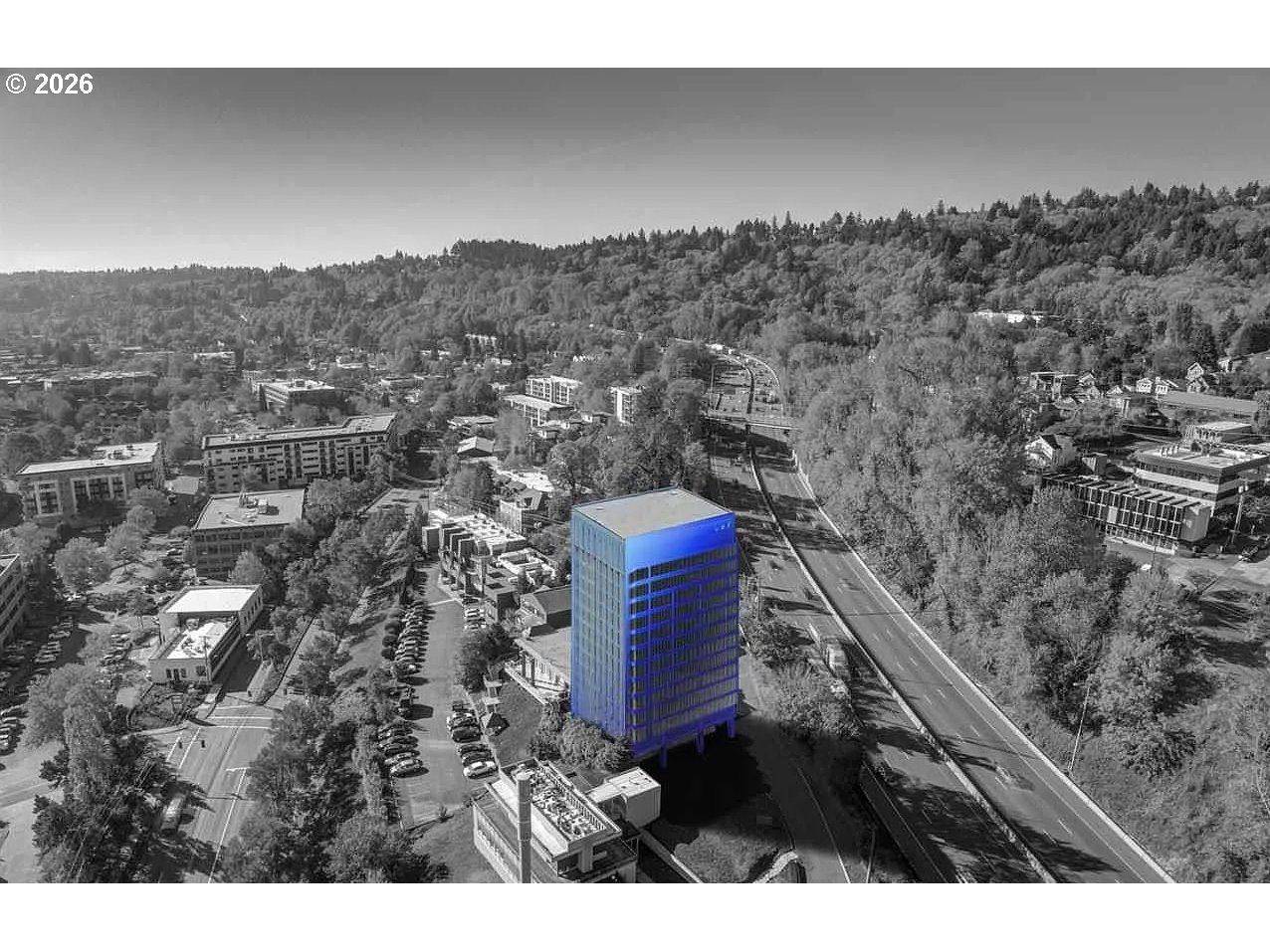 4530 South Kelly Avenue Portland, OR 97239 - Photo 18 of 30 a view of a city from a terrace