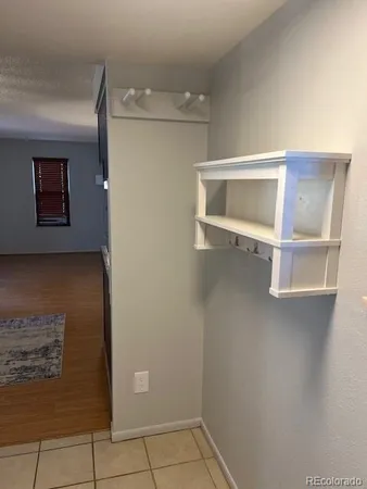 a view of room with walk in closet