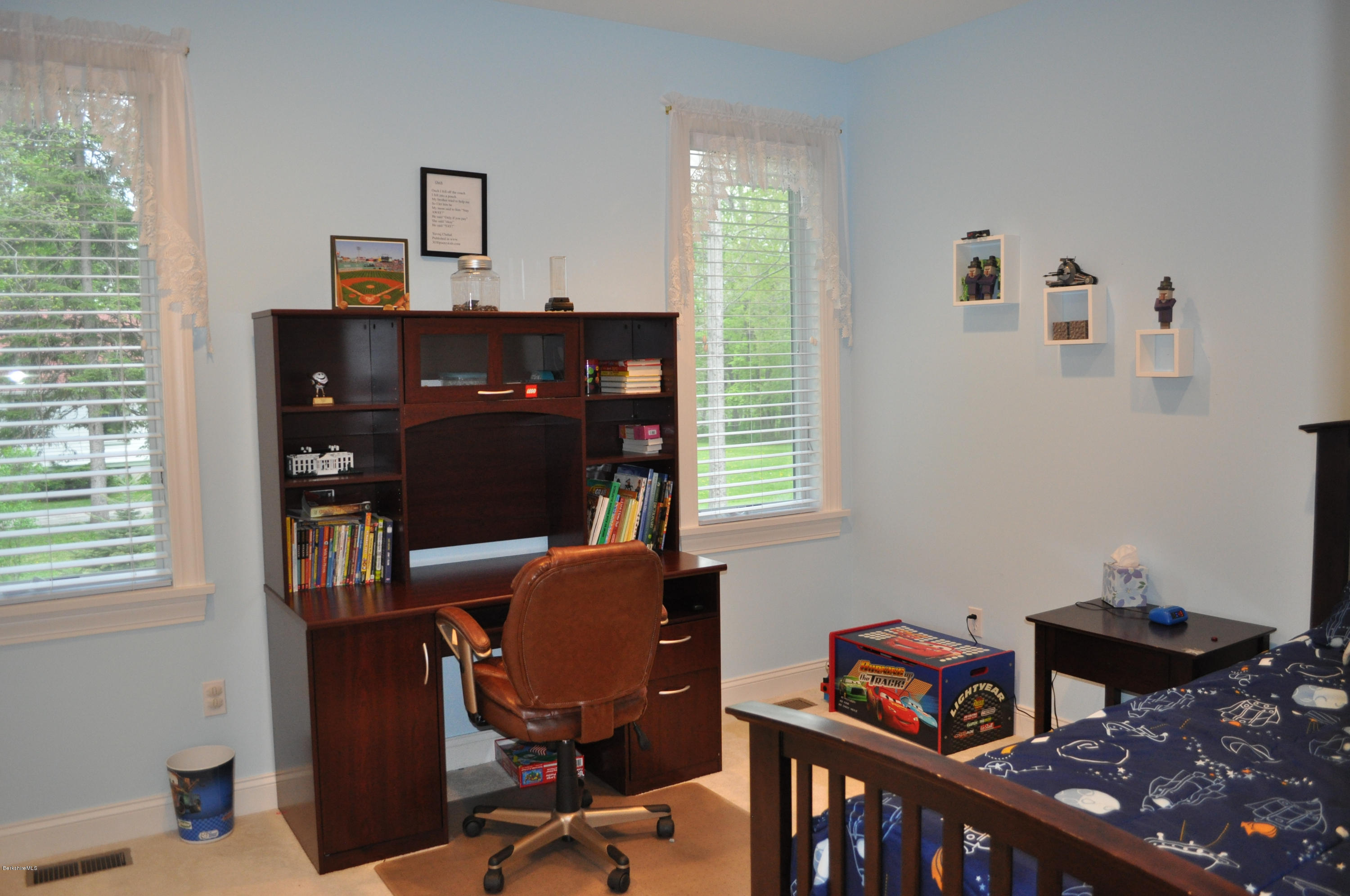 50 Stockbridge Road Lee, MA 01238 - Photo 21 of 27 a view of a workspace with furniture and a window
