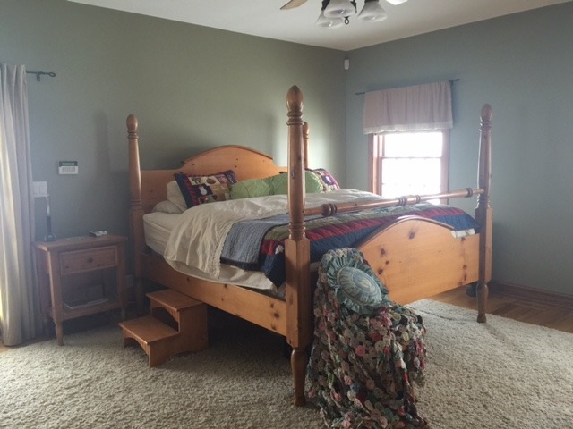 12663 West Offner Road Manhattan, IL 60442 - Photo 19 of 25 a bedroom with a bed and a window
