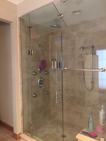 12663 West Offner Road Manhattan, IL 60442 - Photo 10 of 25 a bathroom with a shower