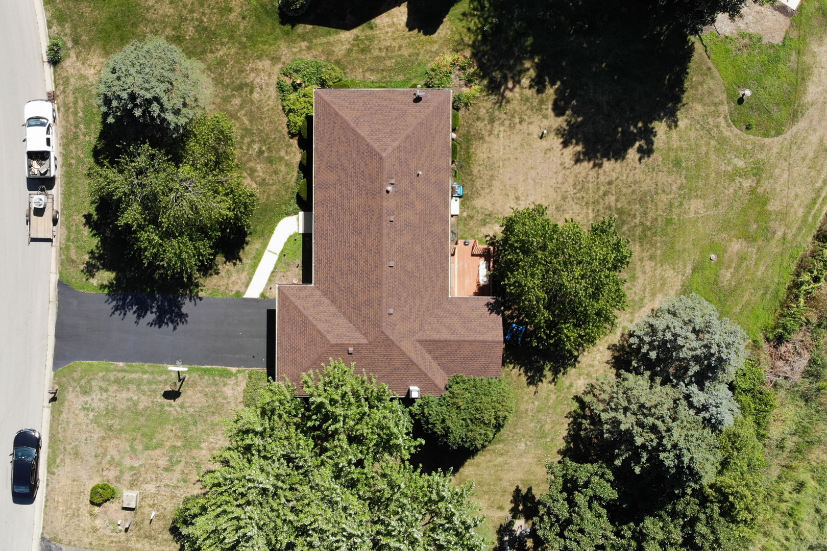 3801 Cutty Sark Road Cherry Valley, IL 61016 - Photo 25 of 25 an aerial view of a house with a yard