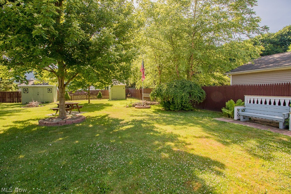 4181 Maple Street Perry, OH 44081 - Photo 5 of 20 Another view of back yard that include 2 sheds.