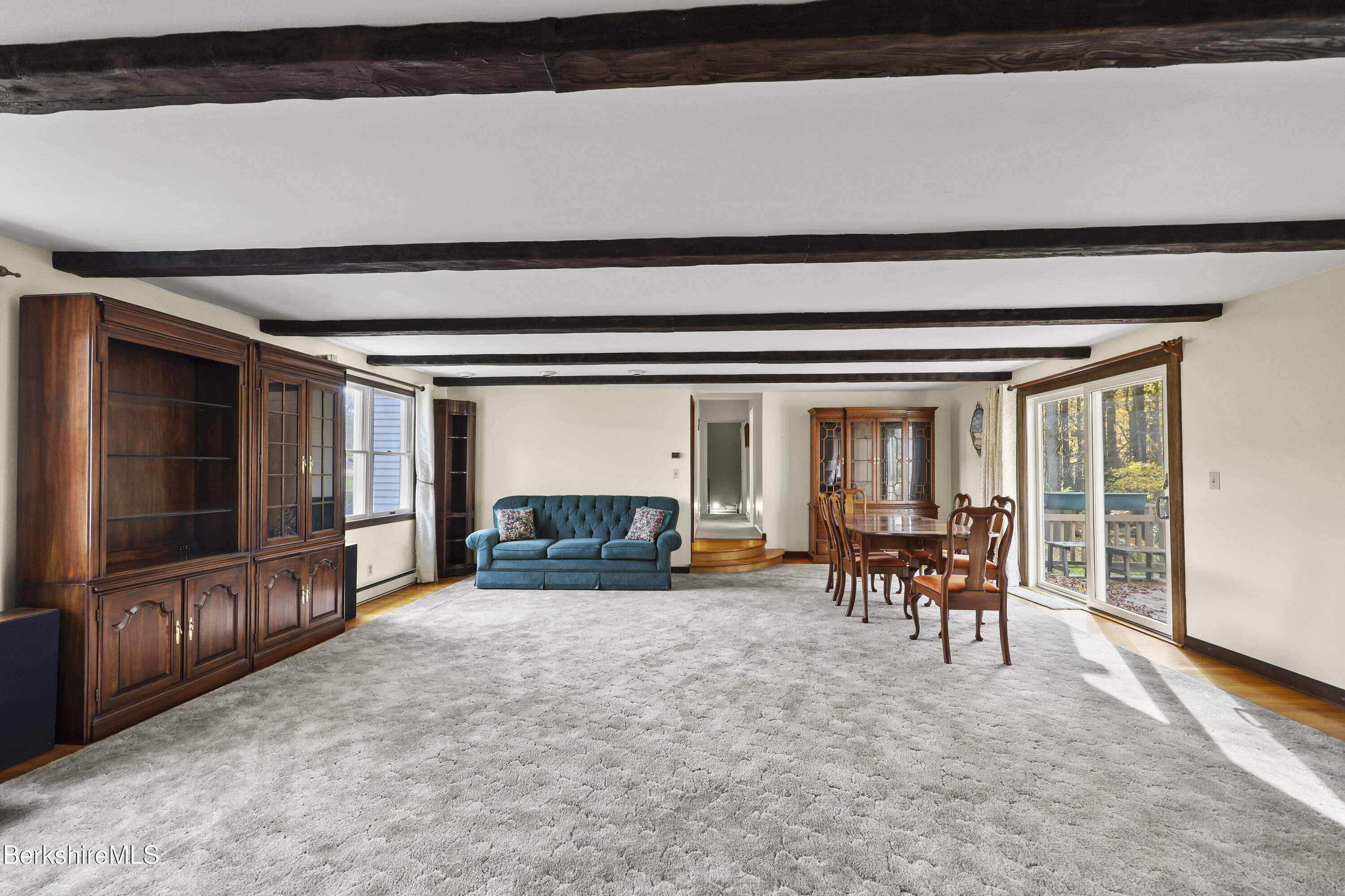 1772 Swamp Road Richmond, MA 01254 - Photo 23 of 62 a view of living room filled with furniture and large window