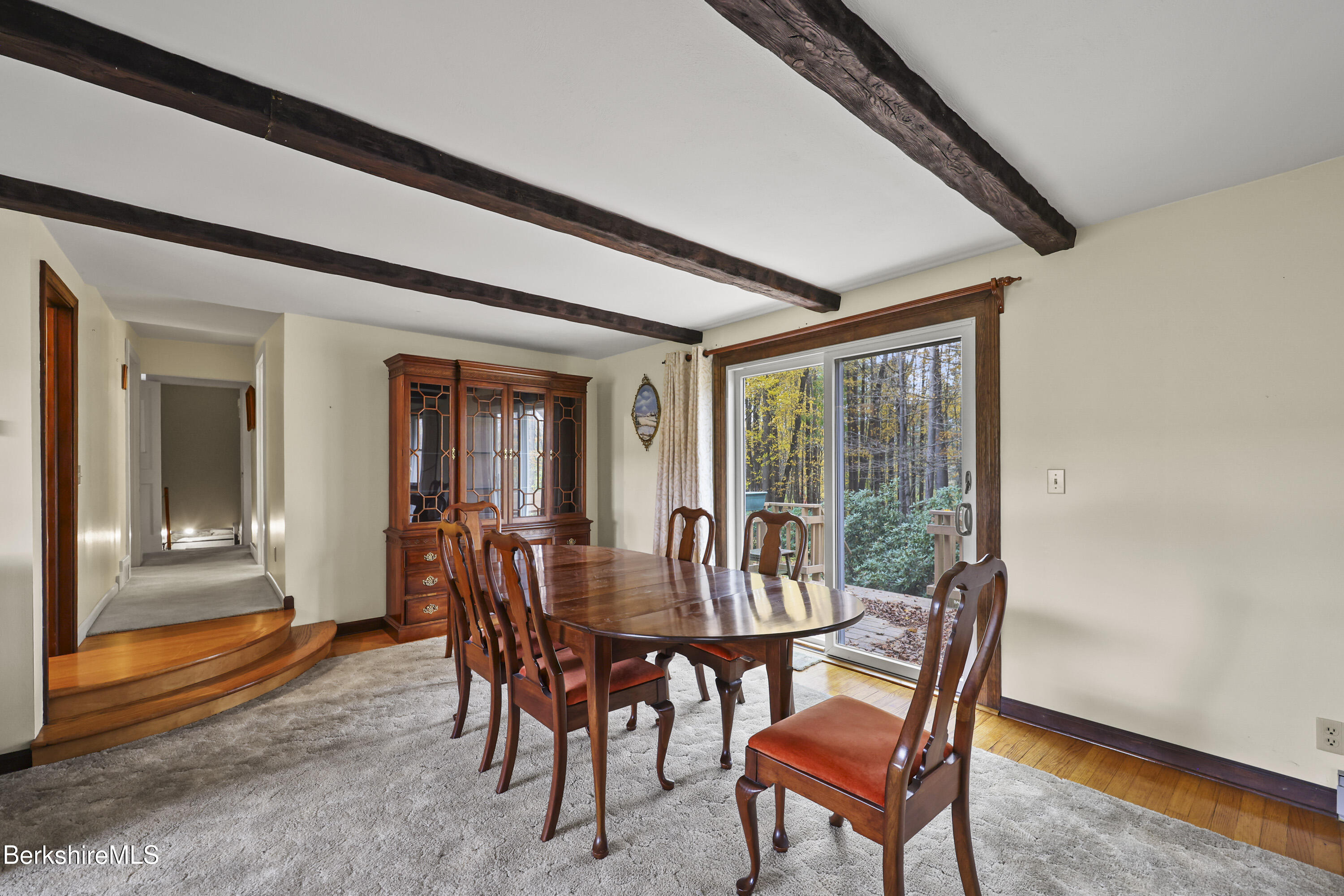 1772 Swamp Road Richmond, MA 01254 - Photo 26 of 62 a view of a dining room with furniture window and wooden floor