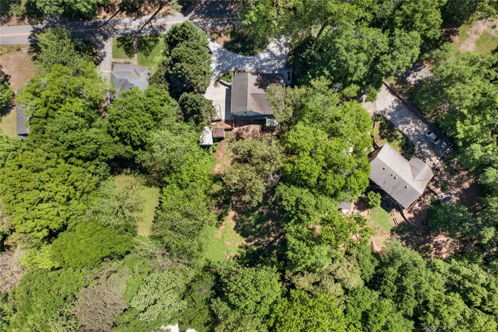 190 Killian Street Canton, GA 30114 - Photo 35 of 44 an aerial view of a house with a yard