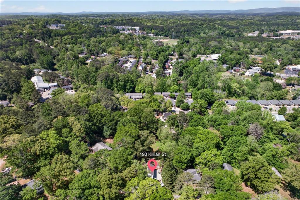 190 Killian Street Canton, GA 30114 - Photo 38 of 44 an aerial view of a houses with a yard