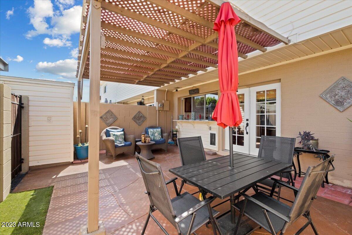 5123 North Granite Reef Road Scottsdale, AZ 85250 - Photo 13 of 21 Covered Back Patio