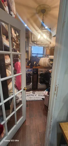 a view of storage and utility room