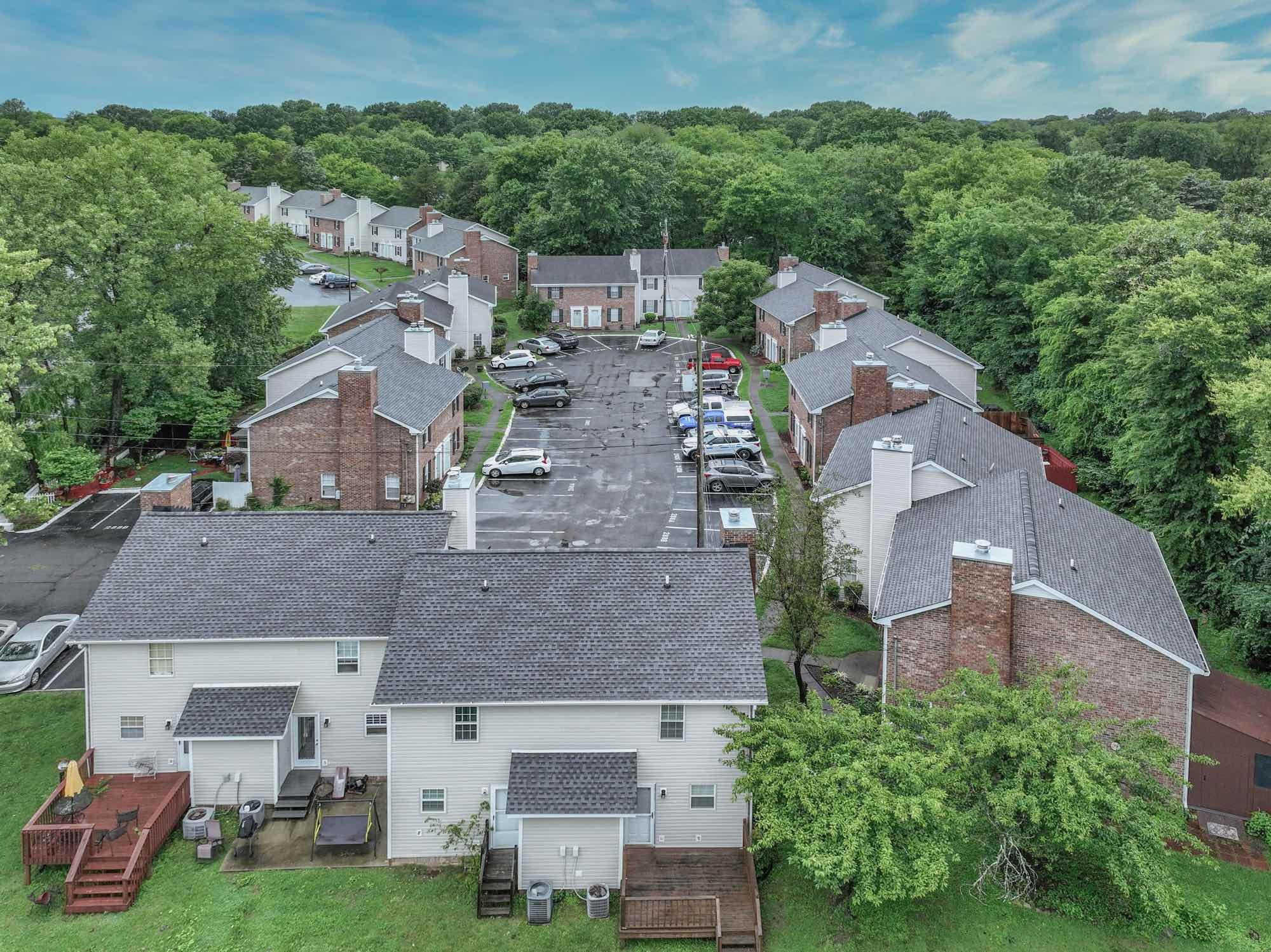 288 Donna Drive, Unit E Hendersonville, TN 37075 - Photo 22 of 23 an aerial view of a house with a garden