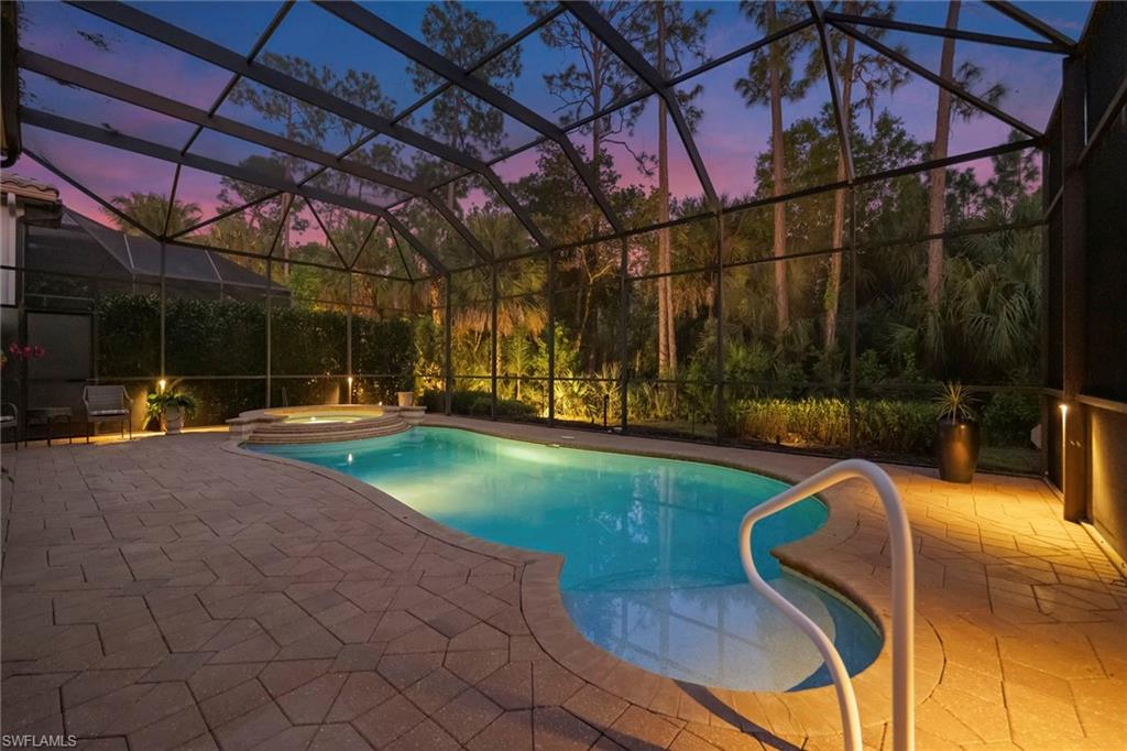 18071 Lagos Way Naples, FL 34110 - Photo 44 of 44 a view of a swimming pool with a patio