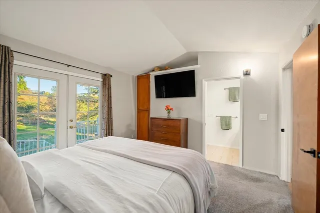 a view of a yard with swimming pool