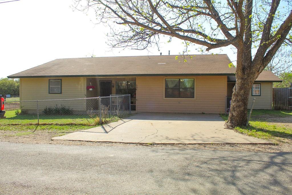 a house with a outdoor space
