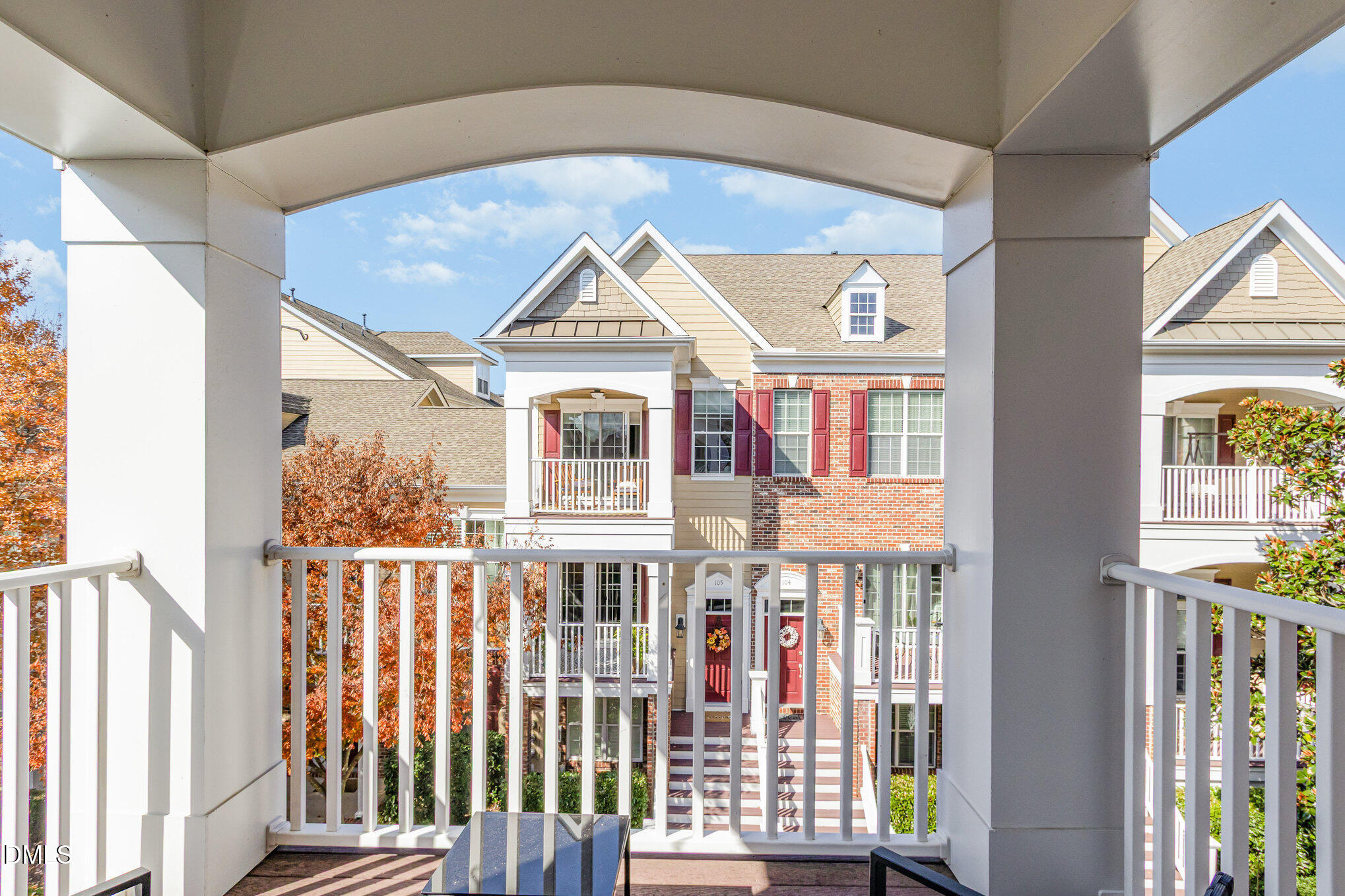 9211 Calabria Drive, Unit 117 Raleigh, NC 27617 - Photo 19 of 19 a view of a city from a balcony
