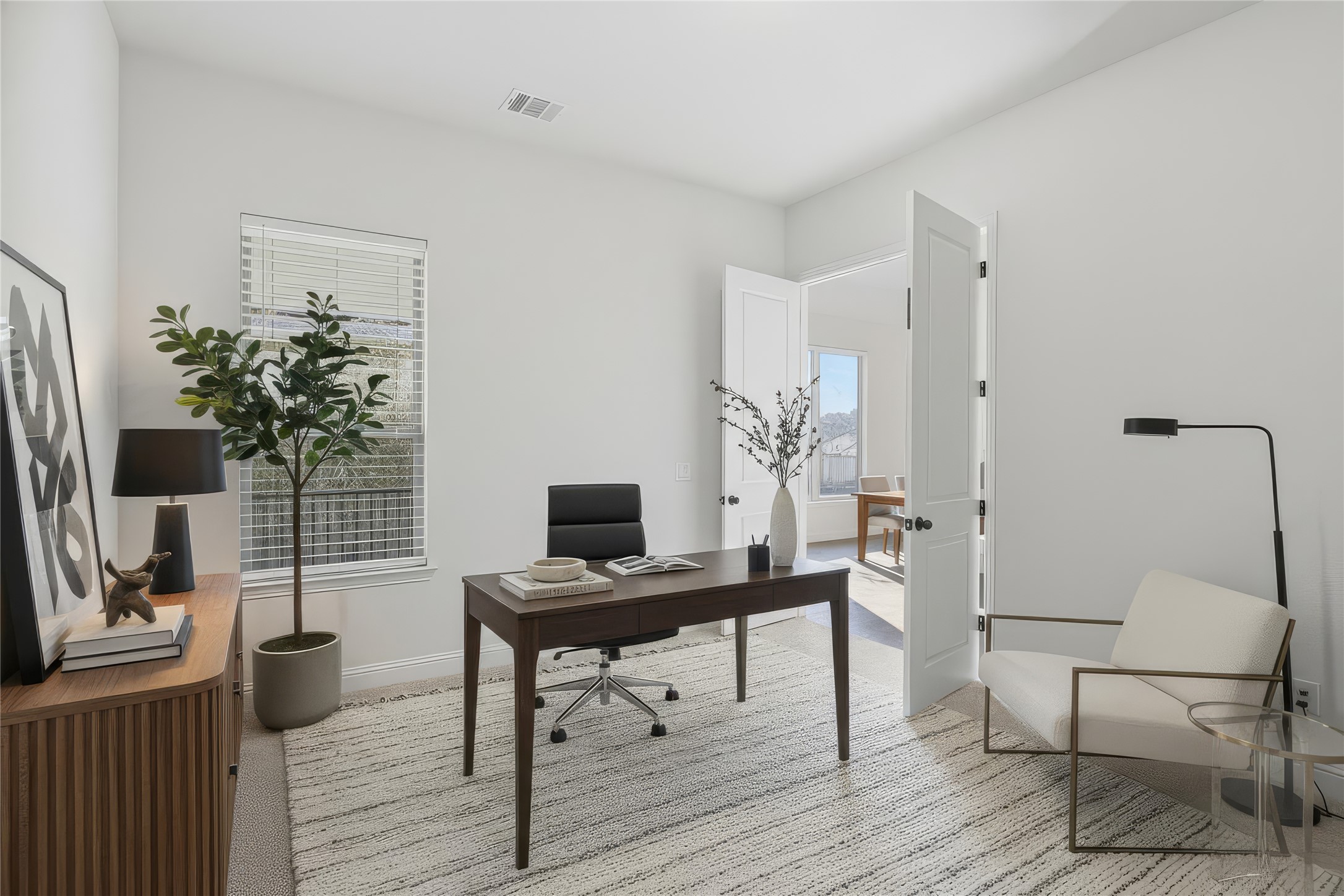 225 Diamondback Drive Georgetown, TX 78628 - Photo 15 of 39 Bedroom/Bonus/Flex room can be used an an office. Virtually staged