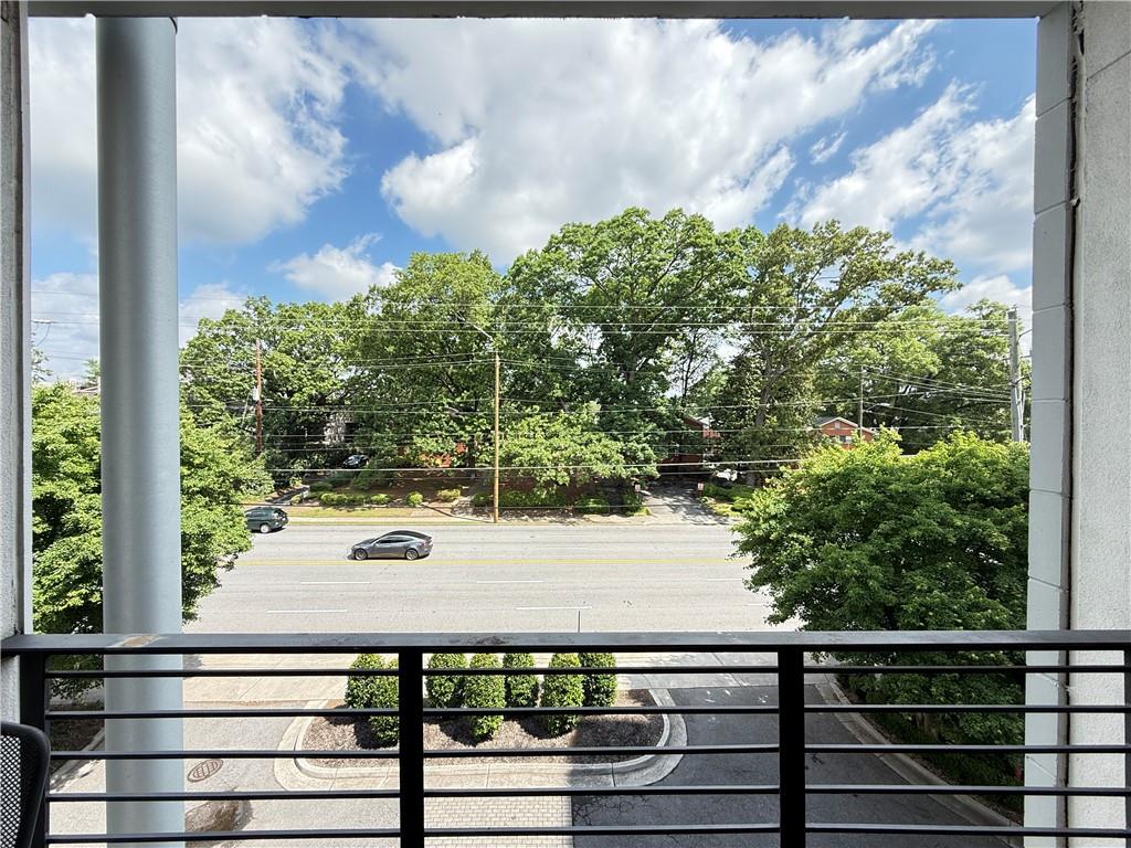 3655 Peachtree Road Northeast, Unit 304 Atlanta, GA 30319 - Photo 33 of 36 a view of a wooden deck