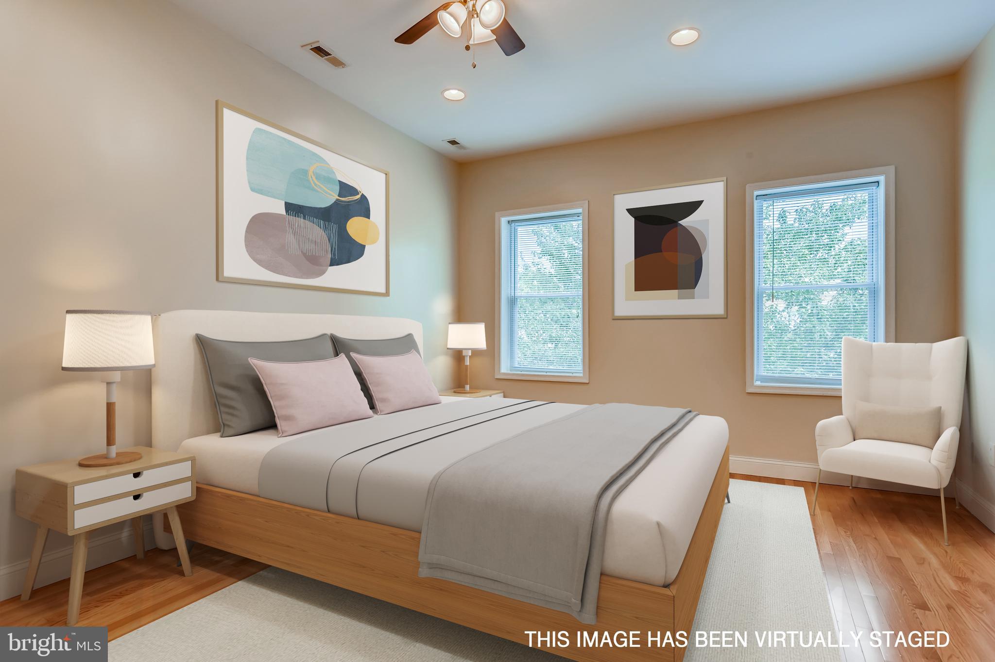 4326 Falls Road Baltimore, MD 21211 - Photo 11 of 31 Virtually staged primary bedroom