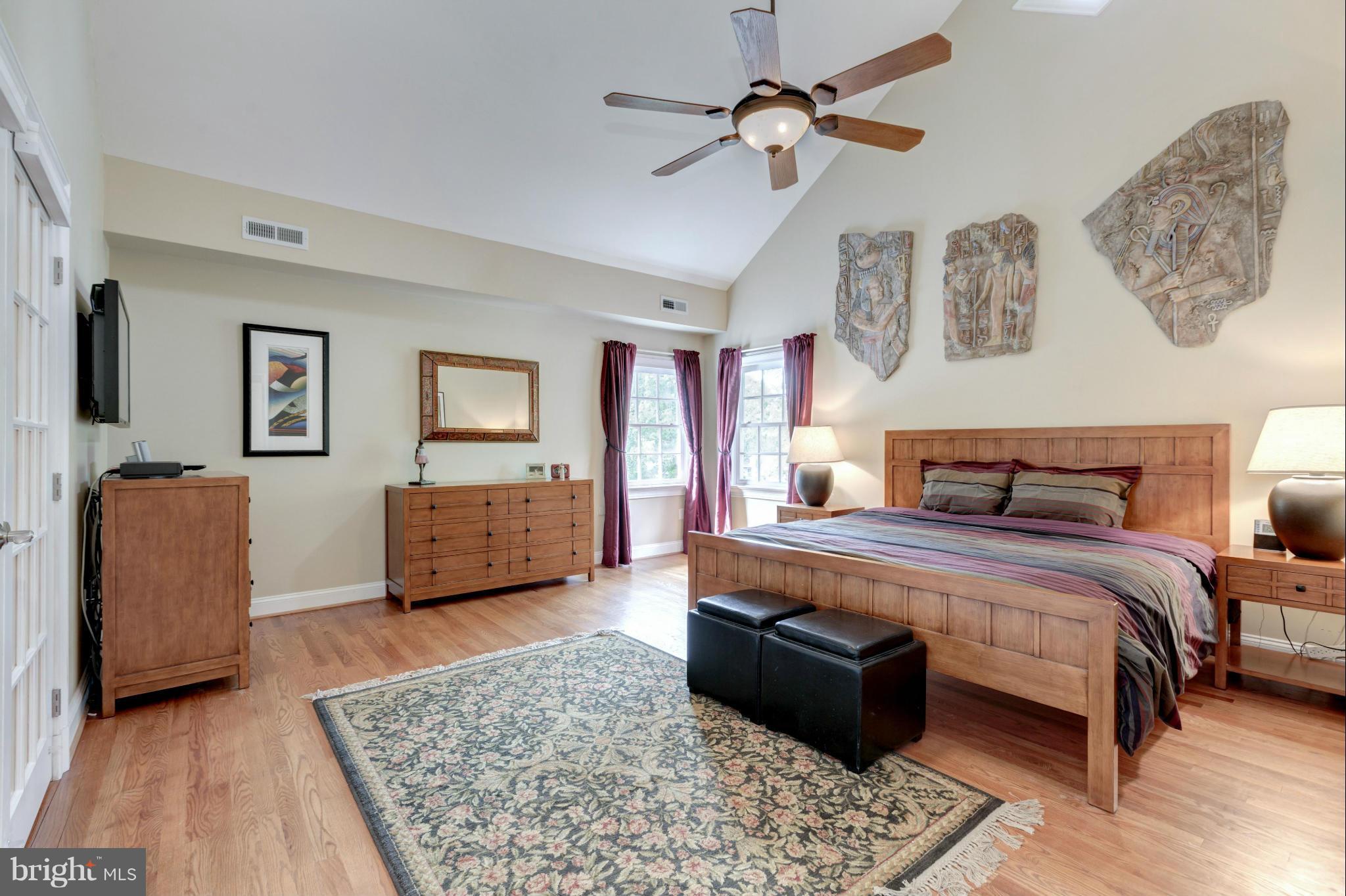 1654 Birch Road McLean, VA 22101 - Photo 16 of 30 Expansive Master Bedroom with Vaulted Ceilings