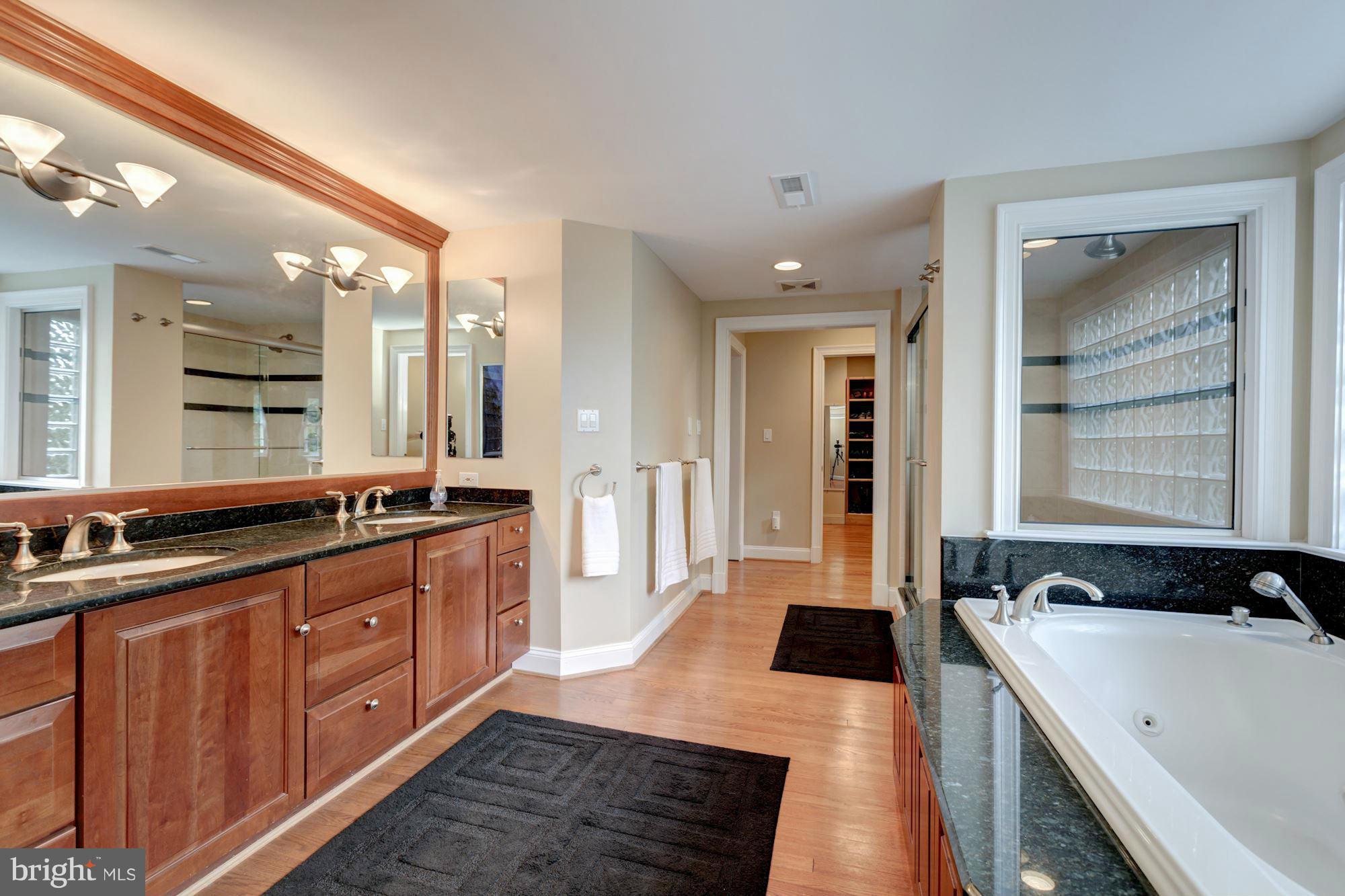 1654 Birch Road McLean, VA 22101 - Photo 18 of 30 Large Master Bath with Separate Soaking Tub
