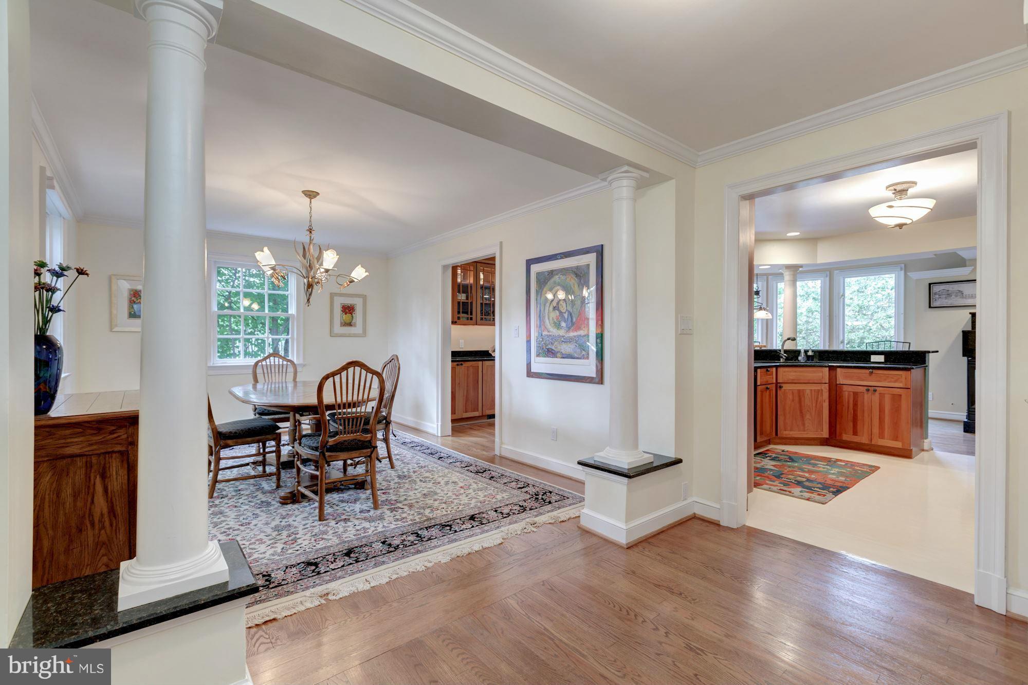 1654 Birch Road McLean, VA 22101 - Photo 3 of 30 Bright, Open Entryway leads to Kitchen & Dining Rm