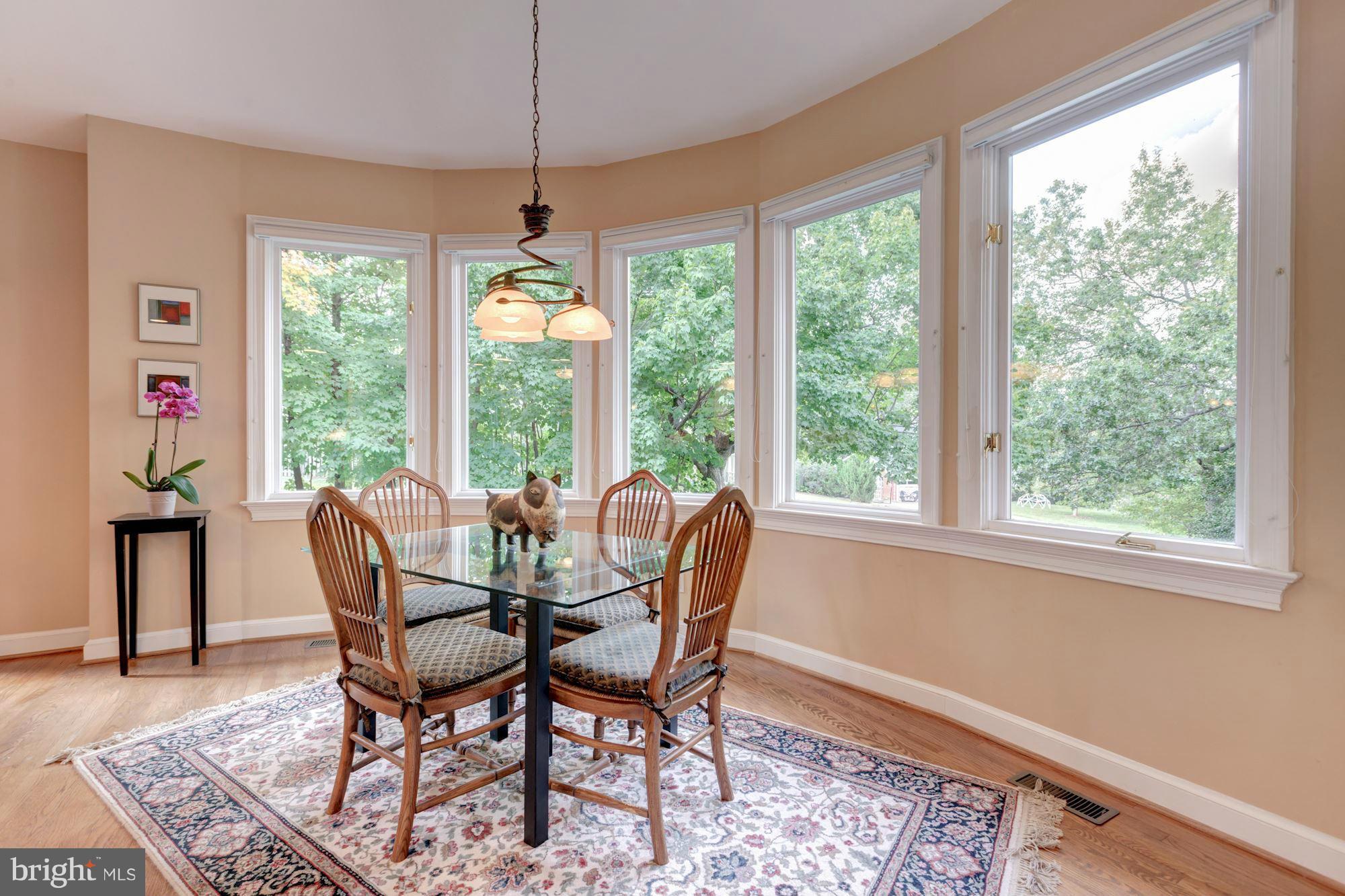 1654 Birch Road McLean, VA 22101 - Photo 8 of 30 Window Lined Breakfast Room with ample light