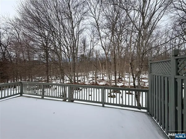 a view of a street from a bench