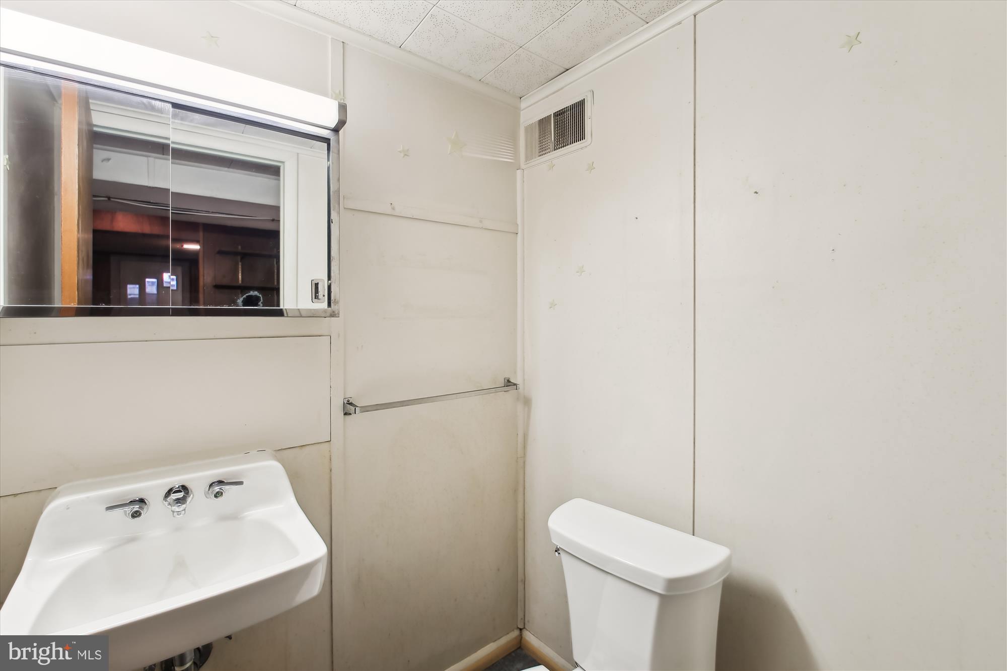 307 Ludlow Road Annapolis, MD 21401 - Photo 34 of 53 Basement Powder Room with Medicine Cabinet