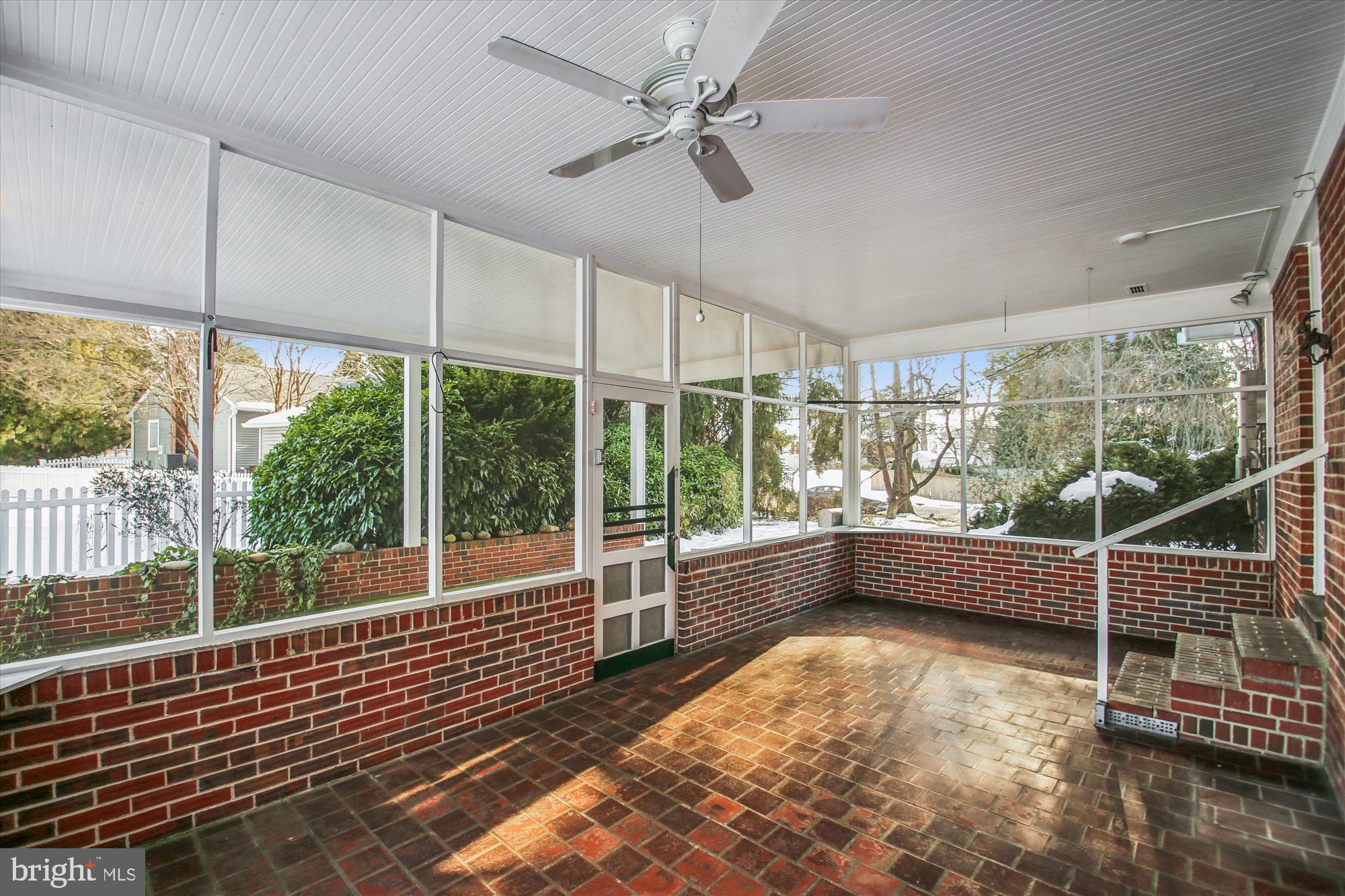 307 Ludlow Road Annapolis, MD 21401 - Photo 8 of 53 Screened Porch Off Kitchen with Ceiling Fan