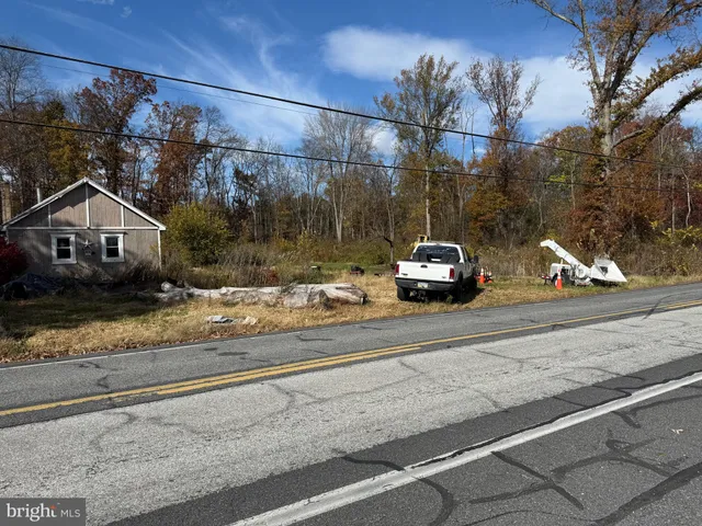 a car parked on the side of a road