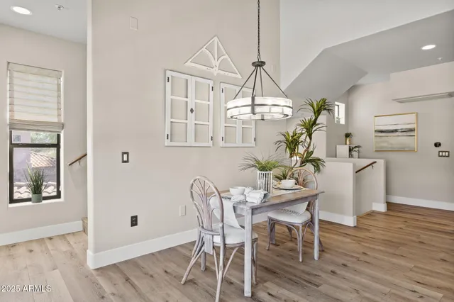 a view of staircase with white walls